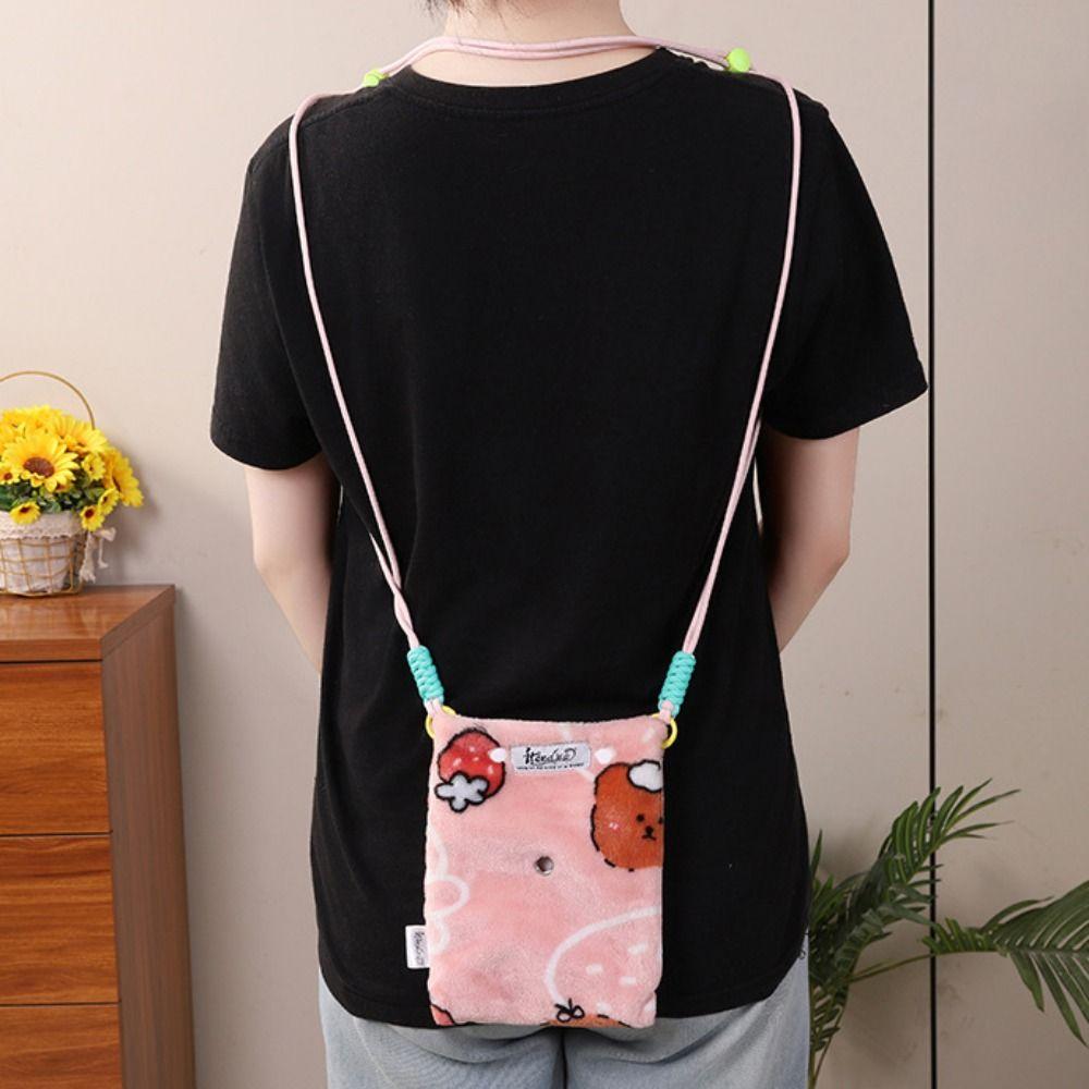 Bear/Rabbit Pattern Sugar Glider Sleeping Bag Breathable Hamster Carrier Bag  Walking