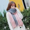 Korean Style Women Cashmere Scarf Thickened Winter Neckerchief Long Wool Tassel Scarf  Autumn