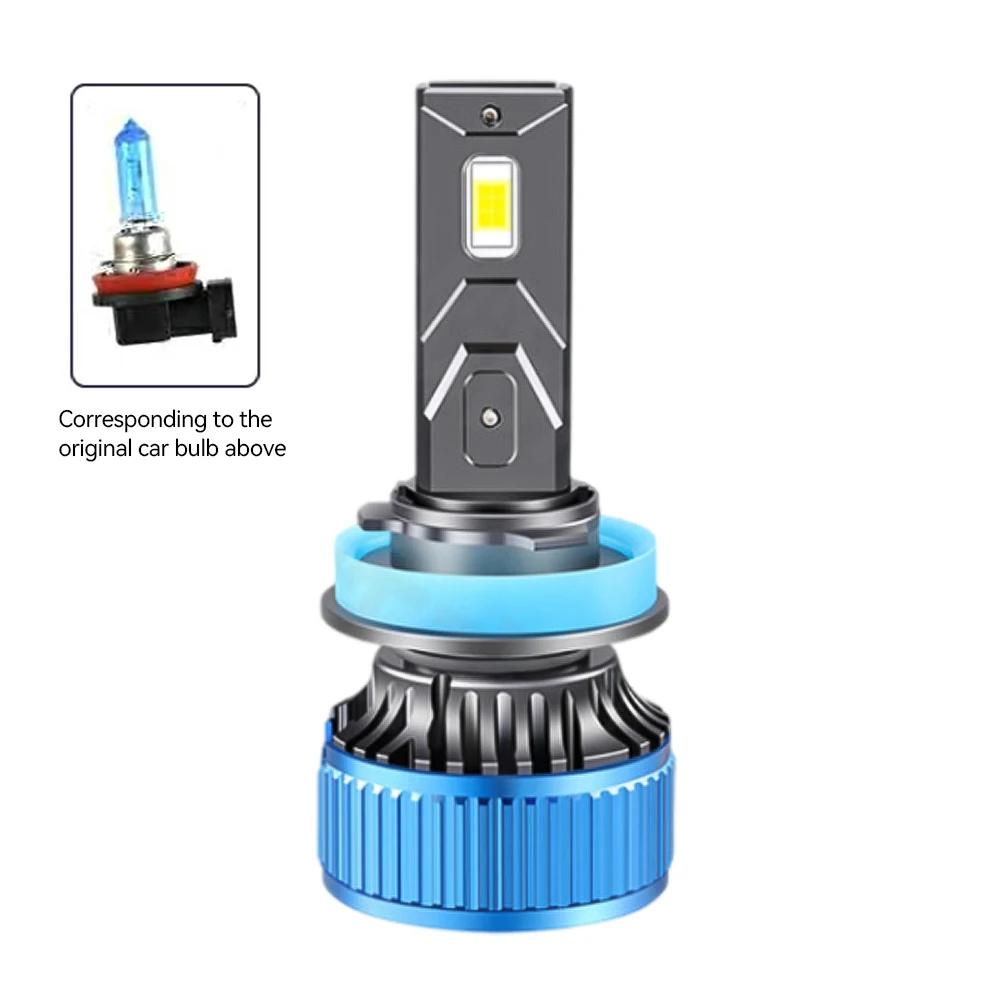 Суперяркие светодиодные лампы H3 H4 H7 4500LM H1 H8 H9 H11 для автомобилей 9005 HB3 9006 HB4 9012 HIR2 для противотуманных фар 6000K Universal