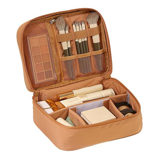 Дорожная косметичка для женщин большая водонепроницаемая из ткани Оксфорд, органайзер для косметики с ручкой