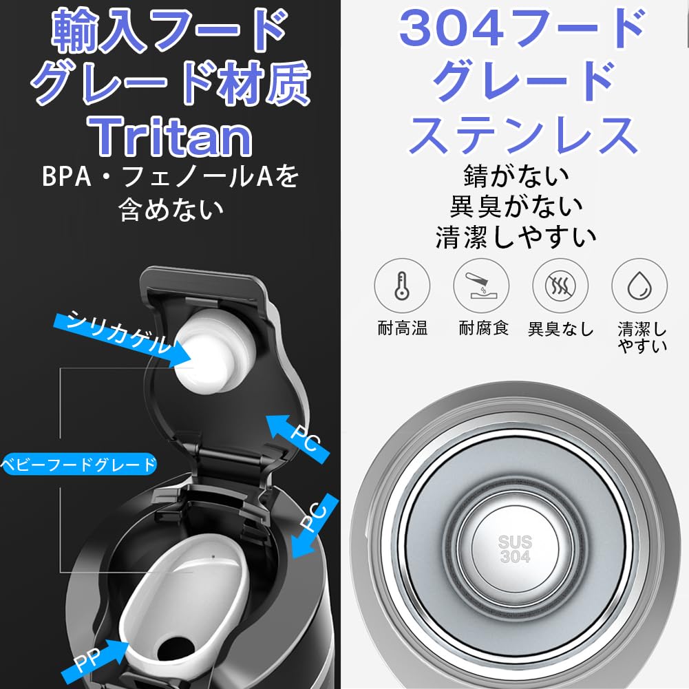 Car Electric Japanese for Cars and Heating and Keeping LCD 4 Constant Temperature Modes for Keeping and Powdered Milk Kettle, Version, 500ml,