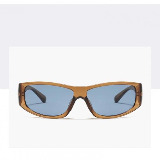 STORY Fashion Narrow Frame Y2K Sunglasses Women Men Trendy Oval Sports Cycling Sun Glasses UV Rectangle Cyberpunk Shades S17010H