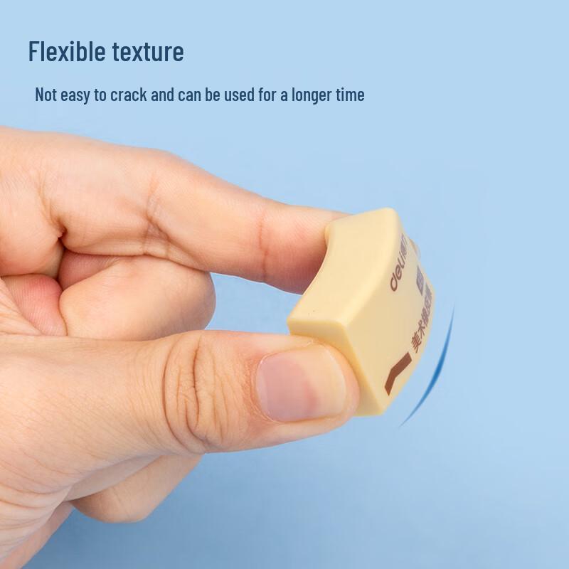 Deli 4B Erasers - 12-pack