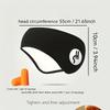 Noise Reduction Sleeping Eye Mask with Earmuffs Adjustable Soft Polyester Fabric