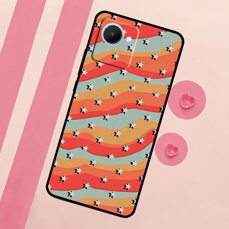 Stars Colourful Case For Realme 11 Pro Plus 10 9 GT Neo 5 3 3T C11 C15 C25s C21Y C30 C31 C33 C35 C53 C55