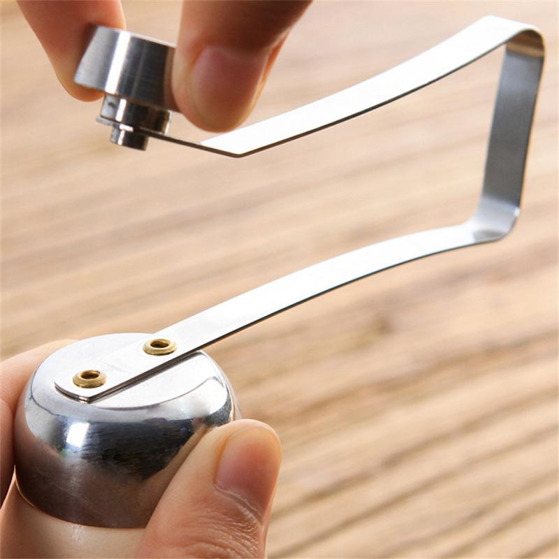 304 Stainless Steel Egg Eggshell Opener Eggshell Cutter Double Head Egg Topper Shell Opener Boiled Egg Creative Kitchen Tool