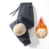 Winter Men Velvet Pants Men's Warm Lamb Wool Thickened Casual Men's Pants Jogger Casual Cold-proof Windproof Sportswear Pants M-6XL