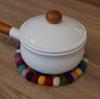 Wool felt pot mat (multicolor)