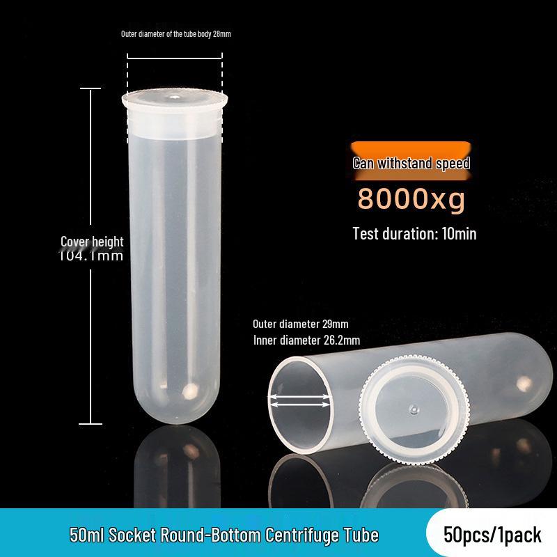 Laboratory Plastic Tubes: PCR, Centrifuge & Seed Bottles in 0.2/1.5/5/10/15/30/50ml