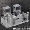 Конструктор для самостоятельной сборки модель из строительных блоков MOC сцена оружейная военная база подарок на день рождения ребенка Детские развивающие игрушки