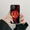 Красный гранат Чехол для телефона Для iPhone XR X XS Max 14 13 Pro Max 11 12 Mini 6 7 8 plus SE 2020 Печатная крышка