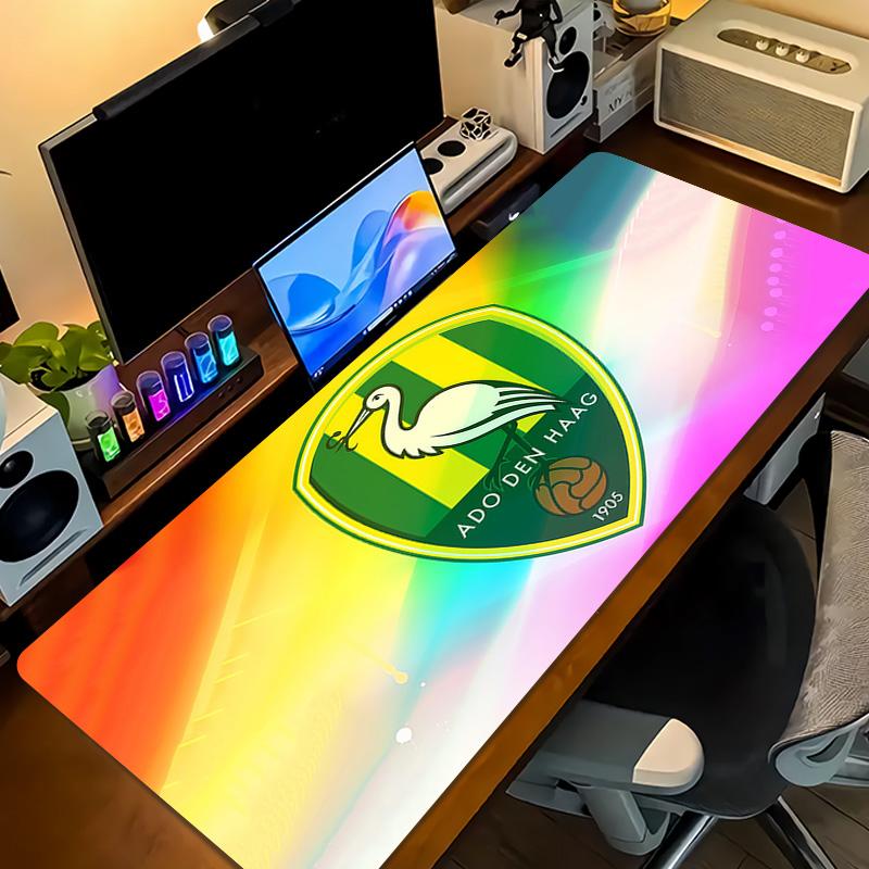 ADO Den Haag Print Cushion Non-slip Laptop Tablet Big Mousepad XXL Mat Mini PC Playmat With Lock edge
