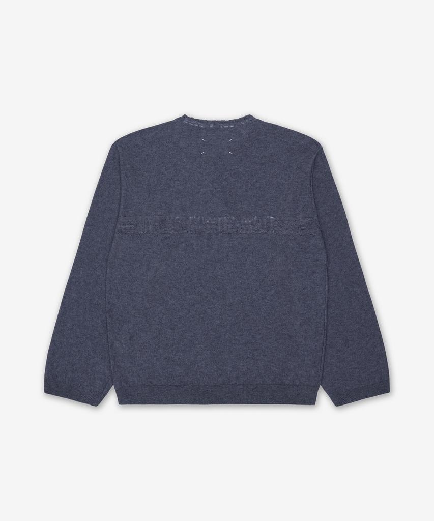 MAISON MARGIELA Distressed Cotton Jersey Sweatshirt - Grey / S67Hl0019M13261859J
