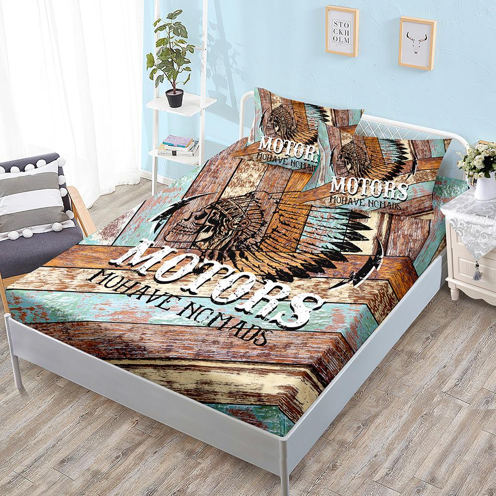 Stars And Stripes Aircraft Mattress Three-Piece Set Mattress Mattress Protective Cover Sheets All Inclusive