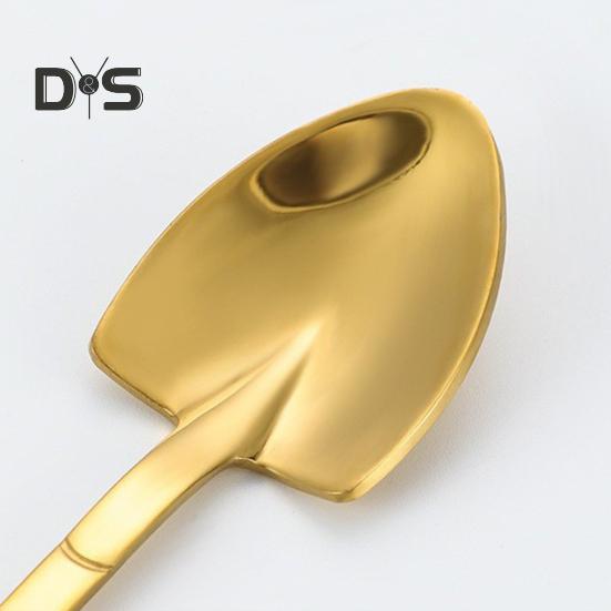 Ложка-лопатка из нержавеющей стали, ложка для мороженого, мини-десертные ложки, креативные формы, кофейная чайная ложка, подарок для кухни, ресторана, вечеринки