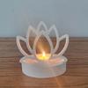 Hollow Flame Candlesticks Resins Moulds Lotus Candle Holder Silicone Molds DIY Heart Castings Moulds Home Decorations