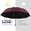 Umbrella Large Reinforced Thickened Strong Storm-Resistant Umbrella Female Dual-Use Sun Umbrella Sun Protection UV Protection