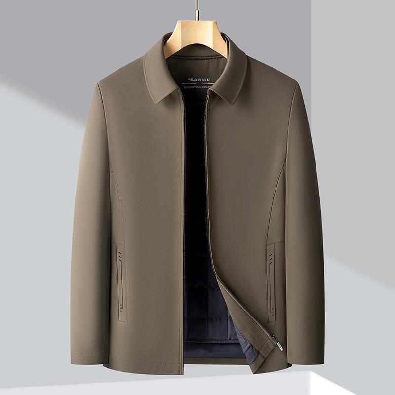 Middle-aged Thin Cotton-padded Jacket Dad's Quilted Jacket Jacket Middle-aged and Elderly Men's Cotton-padded Jacket