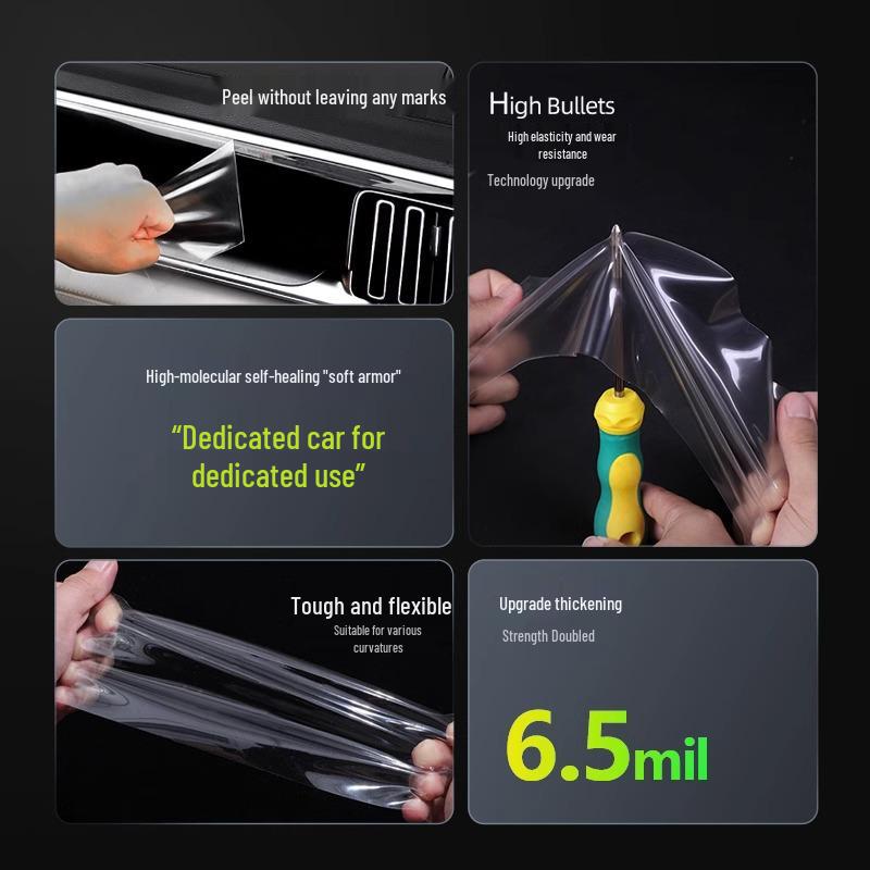 Volkswagen ID3 Center Console Protection Film: Fits 26 Models, Includes Navigation Screen Tempered Glass.