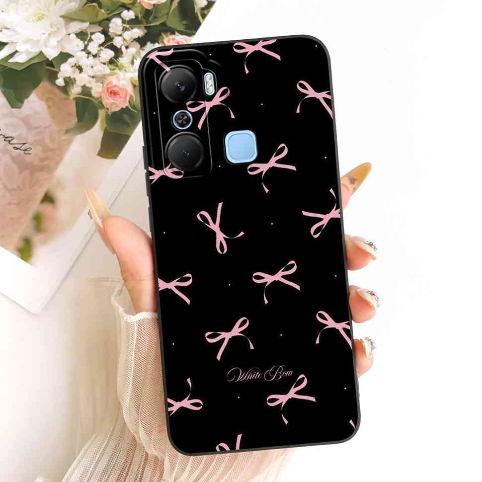Чехол для Infinix Hot 12 Pro X668C Силиконовая задняя крышка Полная защита Для Infinix Hot 12Pro 6.6" Популярные узоры Корпус телефона