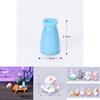 Playful Resin Rabbit Eat Mooncake Micro Landscape Decor Enhancing Festive Seasonal Displays