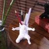 Funny 3D Printed Pen Stand Stable Desktop Organizer Ninja Warrior Pen Holder Home Office