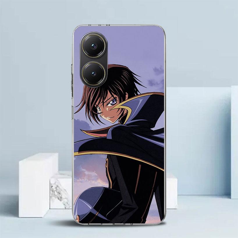 Чехол для телефона с аниме Code Geass для Xiaomi Poco F7 Ultra X5 X6 X7 Pro M7 Redmi 15C 15 13C 13 12C 12 10C 10 10A 9 9C 9A 9T Покрытие Poco