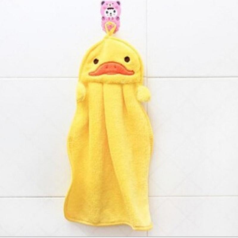 Детское впитывающее сухое полотенце из микрофибры с милыми животными, милое полотенце для кухни, ванной комнаты