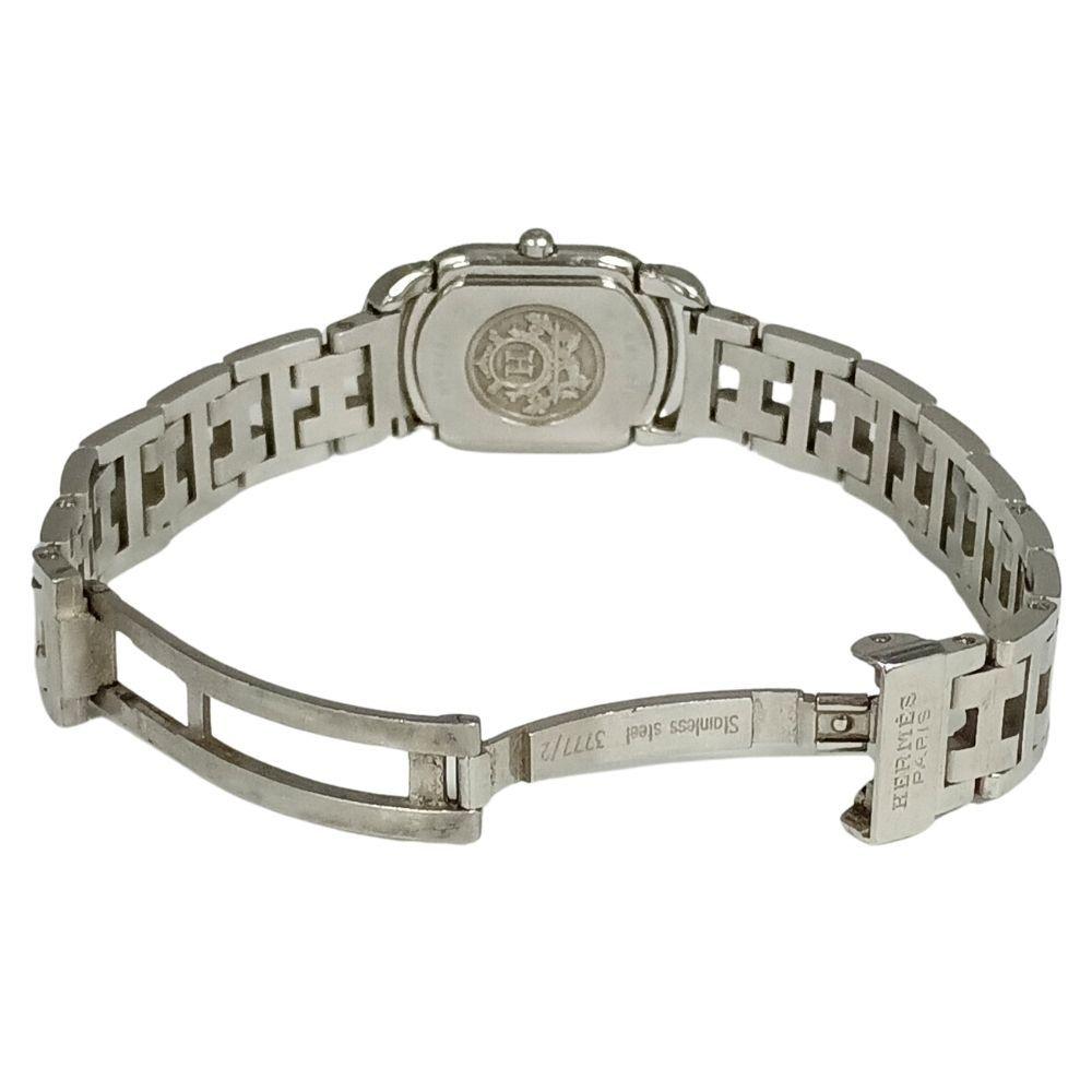 Used HERMES Herms RA1.210 Rally Quartz Watch Genuine / C1276