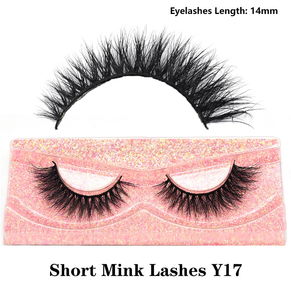 FOXESJI Mink Half Lashes Extension Natural Daily Reusable Short Strip Eye Lashes Mink Fluffy Soft Half False Eyelashes Make Up
