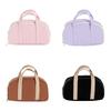 Handheld Colored Velvet Pencil Bag Thickened Pen Bag Creative Stationery Bag  Teen Boy Girls