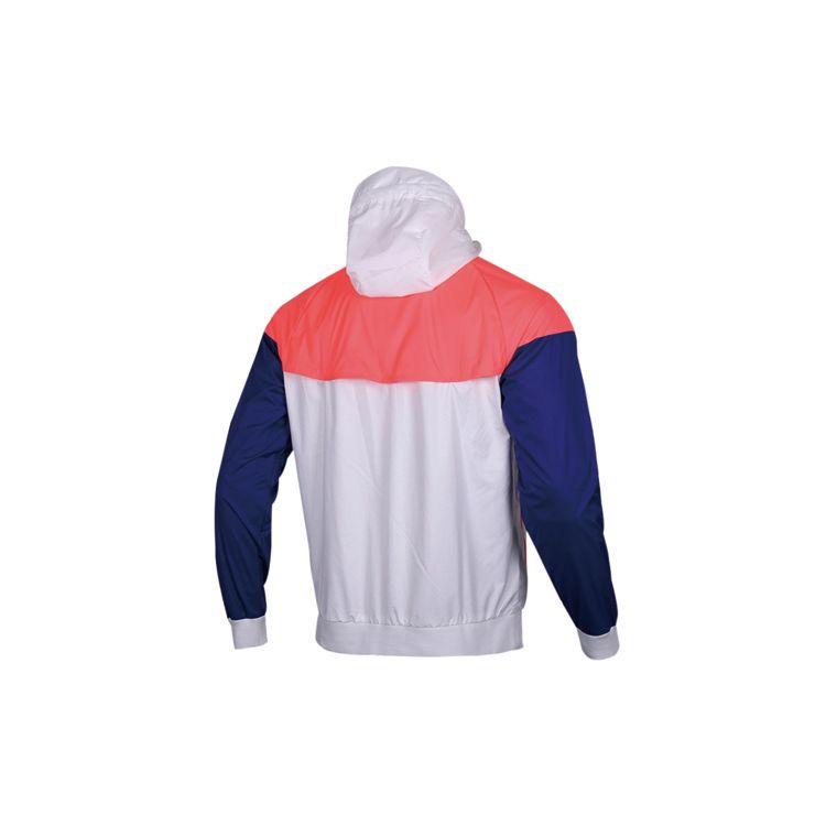Nike Спортивная куртка Windrunner — Мужские куртки с цветными блоками Синий Белый Оранжевый 727325-104