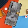 Чехол для кошки Британская короткошерстная для Samsung Galaxy A56 A36 A16 A06 A13 A33 A53 A52 A32 A12 A54 A34 A14 A15 A35 A55 A17
