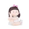 Tomfeel Yoga Resin Girl Ornament Cute Girlish Desktop Ornament Children"s Room Living Room Desk
