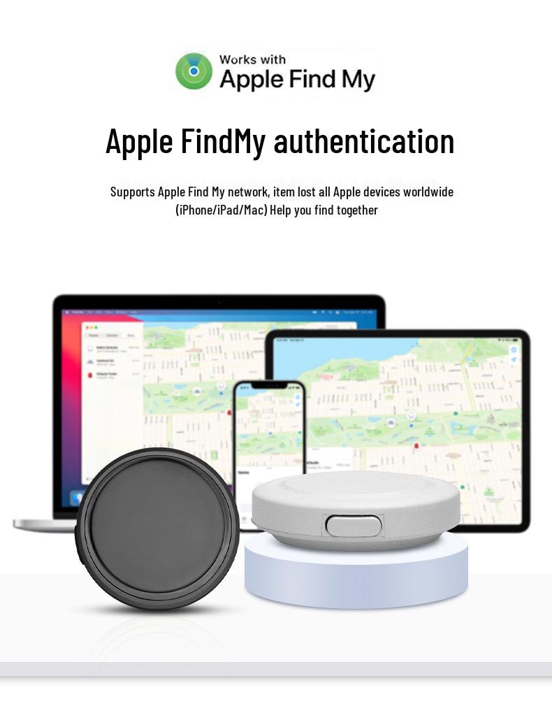 Силиконовый брелок для Android AirTags и iOS Apple Trackers - Мини-локатор против потери