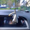 Color-Changing Roast Duck Car Pendant: Cute Rearview Mirror Ornament for Car Interior Decoration