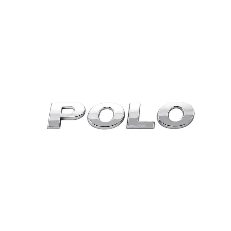 Хром Серебристый Черный 3D ABS Для POLO Наклейка с Буквами на Задний Багажник Автомобиля Шильдик Логотип Эмблема Маркировка Автоаксессуары Для Volkswagen VW