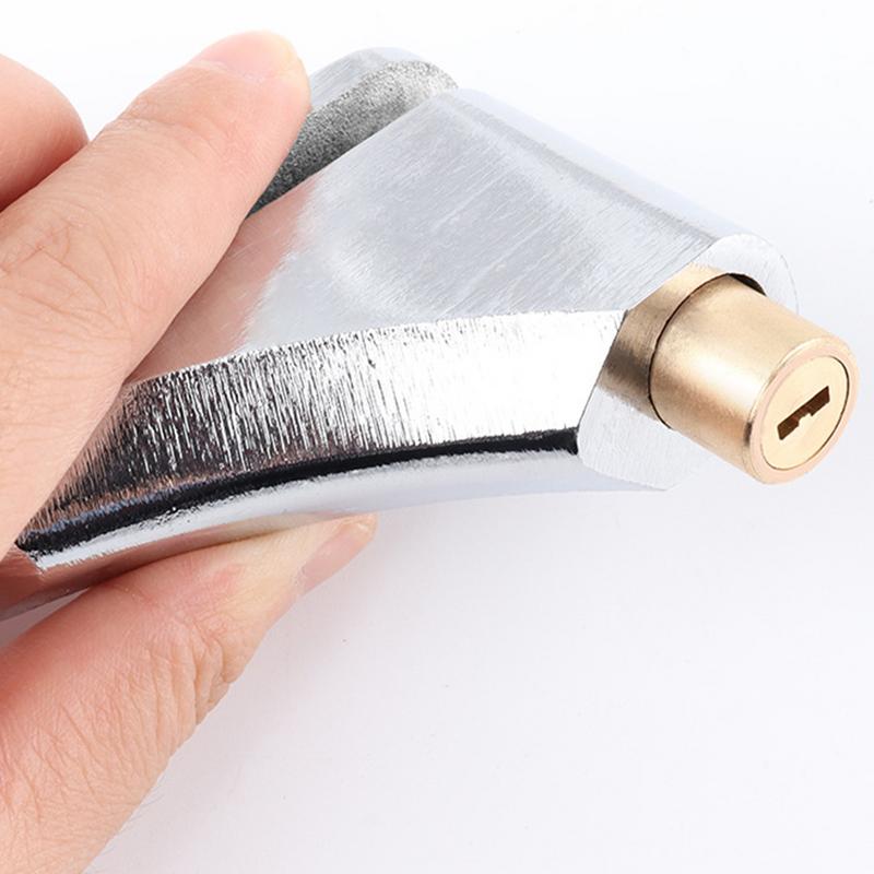 Противоугонный велосипедный замок, портативный мотоциклетный дисковый замок, алюминиевый сплав, дисковый тормоз, сигнализация, замок, аксессуары для велосипеда