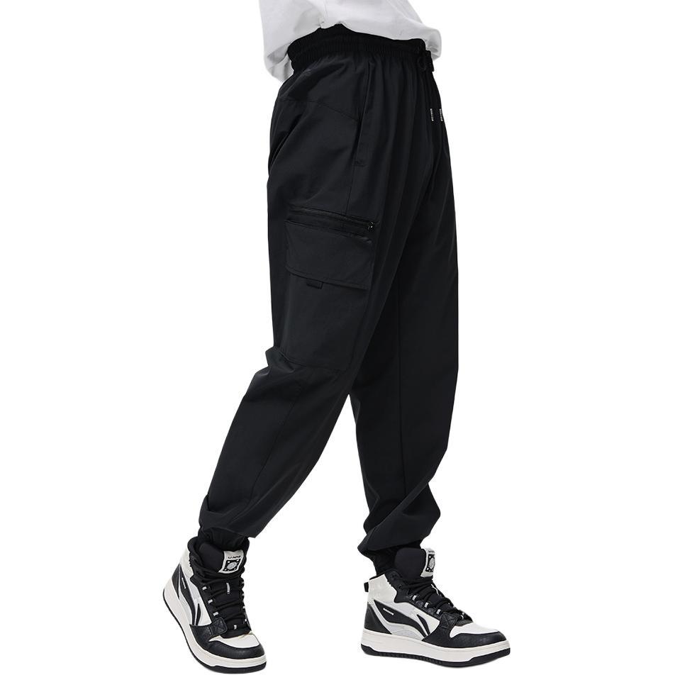 Li-Ning Модные повседневные брюки-карго 'Balck' Мужские AYKT131-5