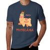 No Problama Lama With Sunglaess Tshirt Casual Work Wear Tshirt