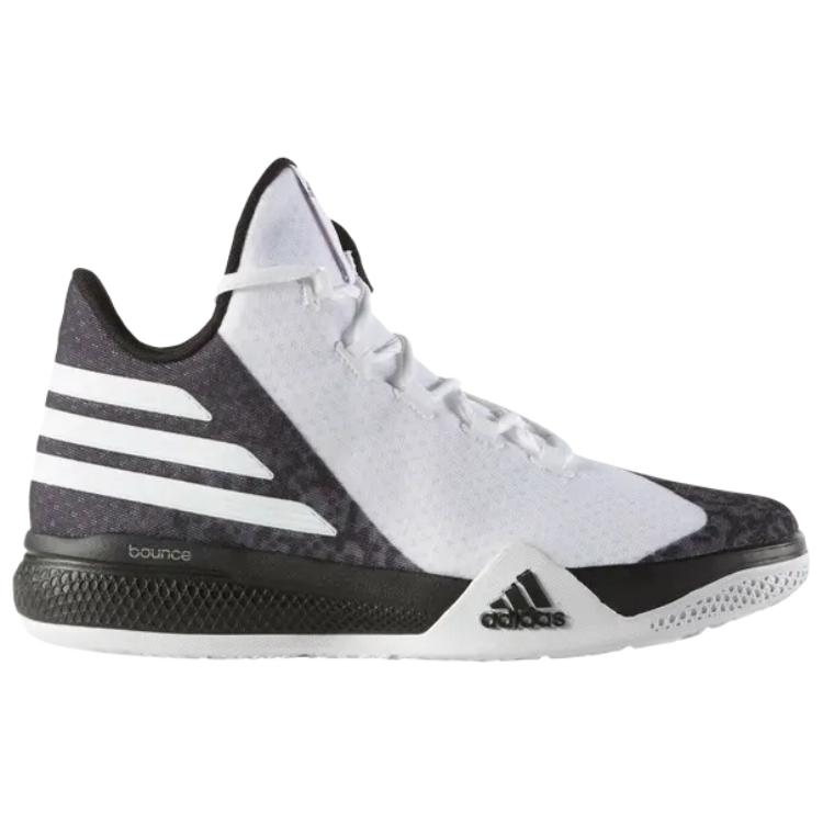 adidas Light Em Up 2 Баскетбольные кроссовки Мужские Белый Черный AQ8466
