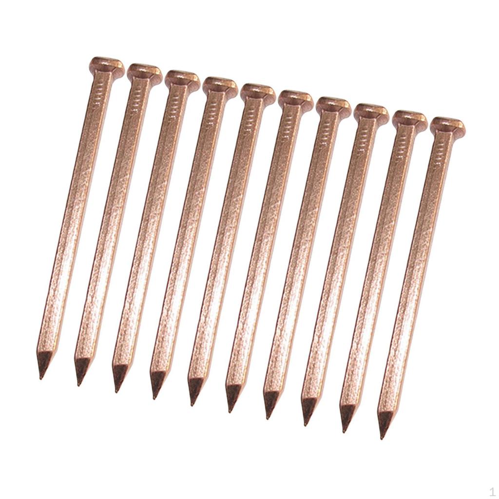 10 шт. медных гвоздей для домашних проектов и ландшафтных шиферных шипов