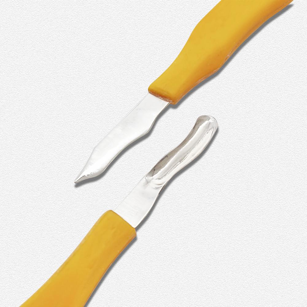 1 шт. стоматологический инструмент для резьбы по воску шпатель для слепка силиконовая шпатлевка резка восковая форма лезвие триммер принадлежности для формовки резак