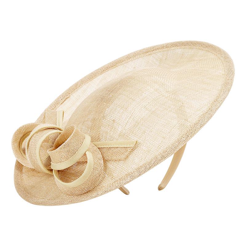 Элегантный головной убор из марли в британском стиле - Ретро-шляпа для вечеринки Весна/Лето 2025