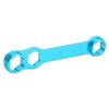 DIY Casting Fishing Reel Wrench Blue Aluminium Alloy Spanner Repairing Maintenance Tool