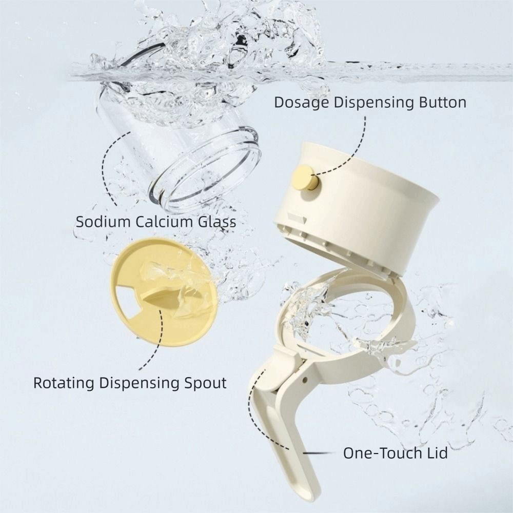 Quantitative Control 2 In 1 Salt Container Sealed Sugar and Salt Container Kitchen