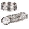 100PCS/Set Loops Stainless Steel Memory Wire Bracelet Bangle Jewelry Crafts Making