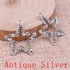 Hollow Pentagram Charms Pendant For Bracelet Necklace Jewelry Making Craft Findings