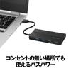 USB-концентратор Buffalo Совместим с и USB-кабель Slim 4 Легко Изготовлен в Идеально подходит для Удаленной Работы из и Деловых Поездок (BSH4U135U3BK) PS4, PS5,