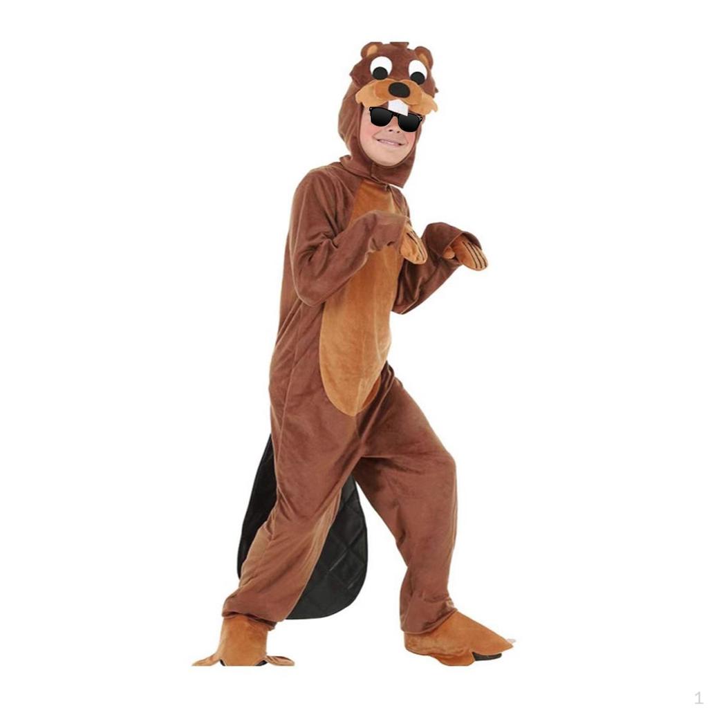 Костюм речной выдры для детей Косплей вечеринка Товары для выступления на сцене